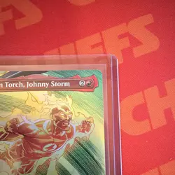 MTG: Human Torch, Johnny Storm 0321 Borderless Foil Uncommon Marvel Super Heroes - Image 4