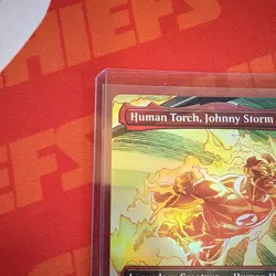 MTG: Human Torch, Johnny Storm 0321 Borderless Foil Uncommon Marvel Super Heroes - Image 5