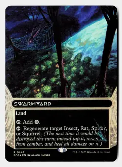 Swarmyard (0042) (Borderless) 42 Edge of Eternities Magic: The Gathering Foil - Image 1