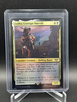 Lotho, Corrupt Shirriff, NM FOIL Magic the Gathering, MtG Lord of the Rings - Image 1