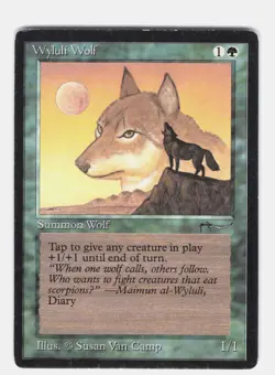 Wyluli Wolf #55 Arabian Nights (Dark Version) Regular Common MP/LP - Image 1