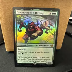 Groundchuck & Dirtbag (Foil) 115 R Teenage Mutant Ninja Turtles MTG Near Mint - Image 1