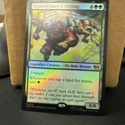 Groundchuck & Dirtbag (Foil) 115 R Teenage Mutant Ninja Turtles MTG Near Mint - Image 2