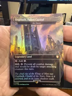 Osgiliath, Fallen Capital *Foil* - Lord of the Rings - MTG - NM / M 368 - Image 1