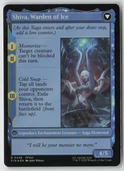 Jill, Shiva's Dominant (Extended Art) LP Foil FINAL FANTASY Magic: The Gathering - Image 2