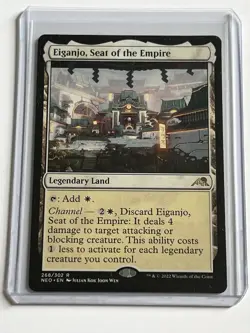 Eiganjo Seat of the Empire 268 MTG Kamigawa NEO 2022 Mint - 9.0 + Non Foil Rare - Image 1