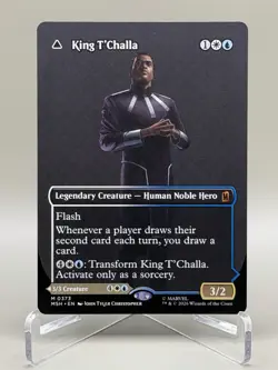 King T'Challa (Borderless) (0373) - Marvel Super Heroes (MSH) - Image 1