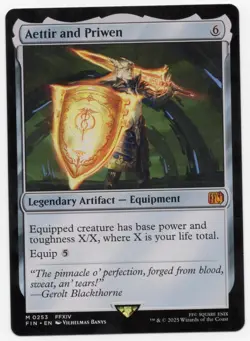 Aettir and Priwen MTG Final Fantasy Regular NM - Image 1