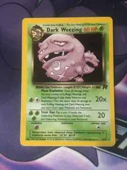 Dark Weezing - 14/82 - Holo Rare - Team Rocket Pokemon - LP - Image 1