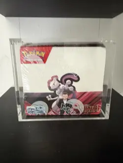 Pokemon TCG Destined Rivals Booster Box SEALED With Acrylic Case - Image 1