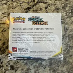 Pokemon Sun & Moon Cosmic Eclipse Booster Box Factory Sealed with Acrylic Case - Image 4