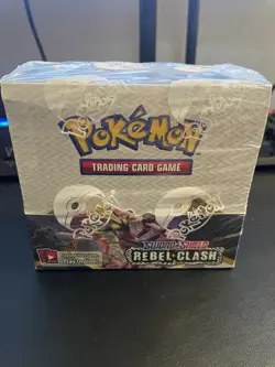 Pokemon TCG Sword and Shield Rebel Clash Booster Box - Factory Sealed - Image 1