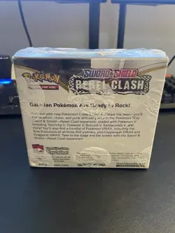 Pokemon TCG Sword and Shield Rebel Clash Booster Box - Factory Sealed - Image 3