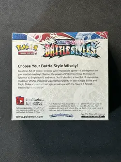 Pokemon TCG Sword & Shield: Battle Styles Booster Box Factory Sealed - Image 2