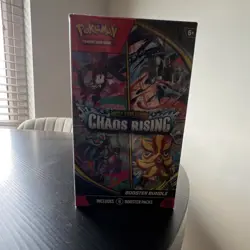Pokemon Mega Evolution—Chaos Rising Booster Bundle Box (6 Packs) English SEALED - Image 1