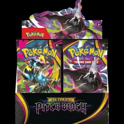 Pokemon TCG: Mega Evolution-Pitch Black Booster Display Box (36 Packs) PRE-ORDER - Image 1