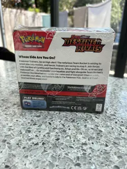 Pokemon TCG Destined rivals booster box (VERY SLIGHT TEAR) - Image 2