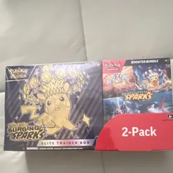 The Pokemon Company Surging Sparks Elite Trainer Box + Booster Bundle 2-Pack - Image 1