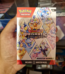 Pokemon TCG Scarlet & Violet—Prismatic Evolutions Booster Bundle Box 6 Packs - Image 1