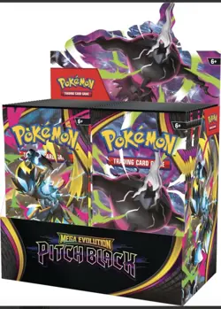 *Pre-Order* Pokemon TCG Mega Evolution: Pitch Black Booster Box 17th July - Image 1
