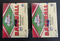 2025 Topps Chrome Platinum Baseball Factory Sealed Blaster Box - Lot Of 2 ⚾🔥 - Image 3