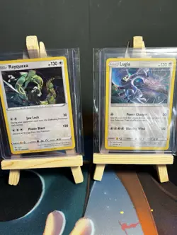 Ryquaza Holo & Ligia Holo Rare Pokemon Cards Near Mint Condition - Image 1