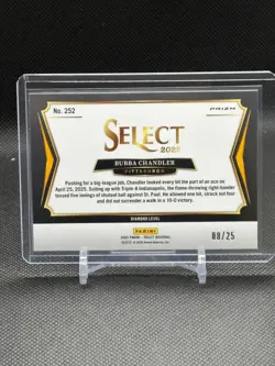 Bubba Chandler 2025 Panini Select Baseball Tie-Die /25 SSP #252 - Image 2