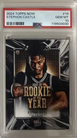 STEPHON CASTLE ROOKIE OF THE YEAR PSA 10!!!!! - Image 1
