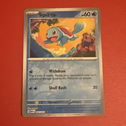 Pokemon 151 Squirtle Reverse Holo 007/165 - Image 1