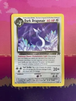 Pokemon Card Dark Dragonair Team Rocket Uncommon 33/82 Near Mint - Image 1