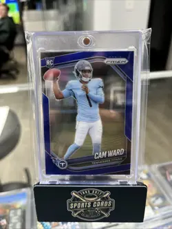 Cam Ward 2025 Panini Prizm True Blue Rookie RC #352 Tennessee Titans SSP Mint💎 - Image 1