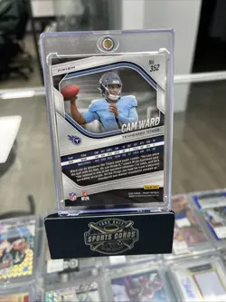 Cam Ward 2025 Panini Prizm True Blue Rookie RC #352 Tennessee Titans SSP Mint💎 - Image 2