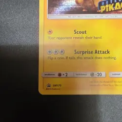 The Pokemon Company Pokemon TCG Detective Pikachu SM170 Promo Holo 2019 90 HP - Image 2