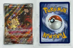 Team Rocket's Meowth Illustration Rare SV10: Destined Rivals 203/182 - Image 3
