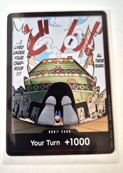One Piece TCG Card Game OP03 Pillars of Strength Don Card Alternate Art English - Image 1