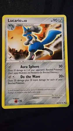 Pokemon TCG Lucario Platinum 53/127 Regular Uncommon - Image 1