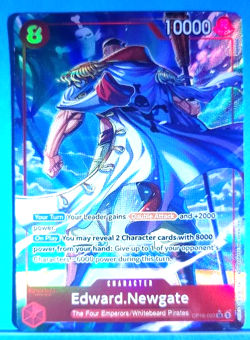 One Piece Edward.Newgate (Alternate Art) SR The Time of Battle OP16-003 MINT - Image 1