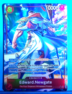 One Piece Edward.Newgate (Alternate Art) SR The Time of Battle OP16-003 MINT - Image 2