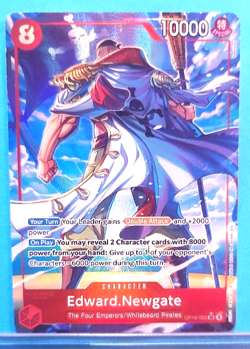 One Piece Edward.Newgate (Alternate Art) SR The Time of Battle OP16-003 MINT - Image 3
