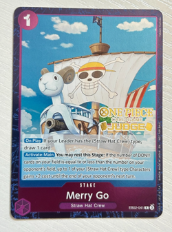 Merry Go Judge Promo EB02-041 R One Piece Stamped Promo Vol. 7 NM - Image 1