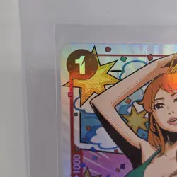One Piece Nami St01-007 (TR) Treasure Rare Wings of the Captain (Op06) NM Red - Image 4