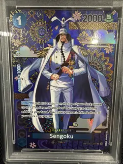 2026 ONE PIECE OP14-EB04-THE AZURE SEA'S SEVEN SPECIAL ALT ART SENGOKU PSA 10 - Image 2
