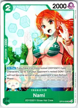 NAMI (033) - OP10-033 - UNCOMMON - ROYAL BLOOD - ONE PIECE - NM - Image 1