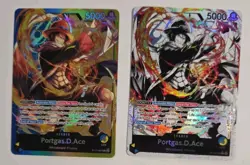 Portgas.D.Ace ST13-002 ONE PIECE Tcg Leader Set Regular Foil And Parallel - Image 1