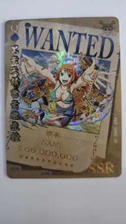 Anime One Piece Nami SSR Rare CCG TCG - Image 1