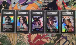 2023 One Piece OP04 Special Art Set of 5 English SGC Graded - Image 1