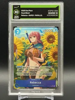 One Piece Rebecca Super Rare Parallel Royal Blood OP10-058 Degree 10 2025 - Image 1