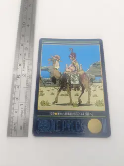 Luffy One Piece 129 Visual Adventure Carddass frontispiece BANDAI 2000 Japan A1 - Image 4