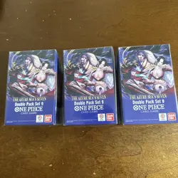 3x ONE PIECE TCG OP-14: The Azure Sea’s Seven Double Pack Set Vol. 9 - BRAND NEW - Image 1
