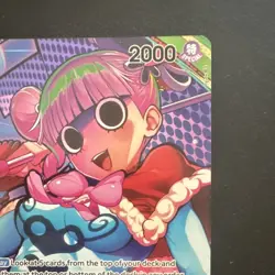 Namco One Piece CCG Perona OP01-077 Romance Dawn Uncommon Foil Box Topper EN - Image 3